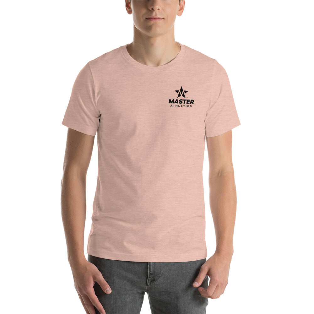 100% Master-Athletics Cotton – (Light T-Shirt Unisex Colors) Short-Sleeve